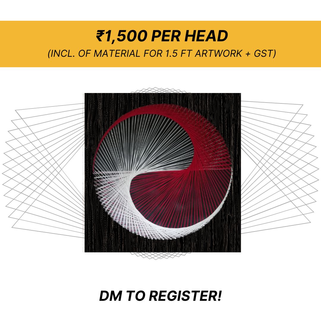 Beginners String Art Workshop - Crafting the Yin Yang