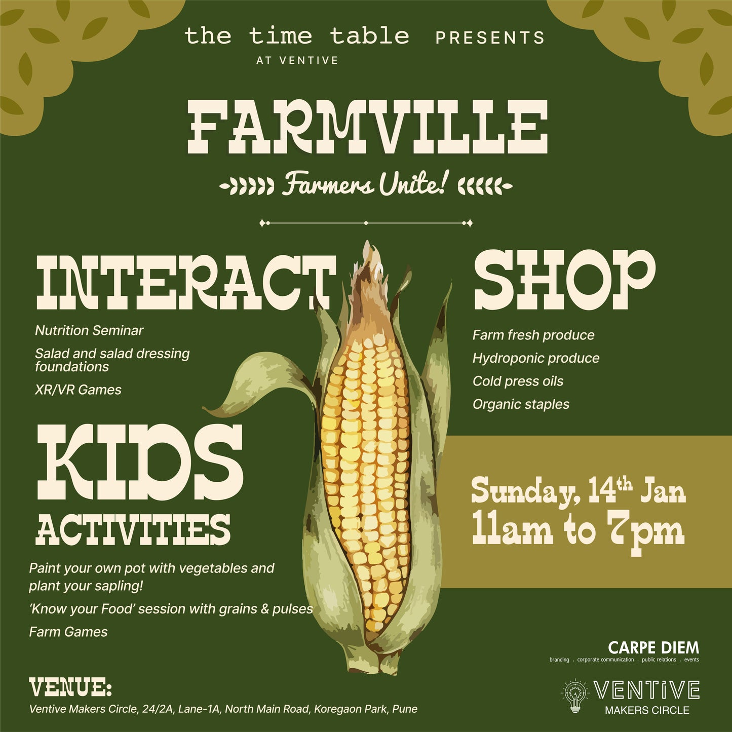 Farmville at The Time Table